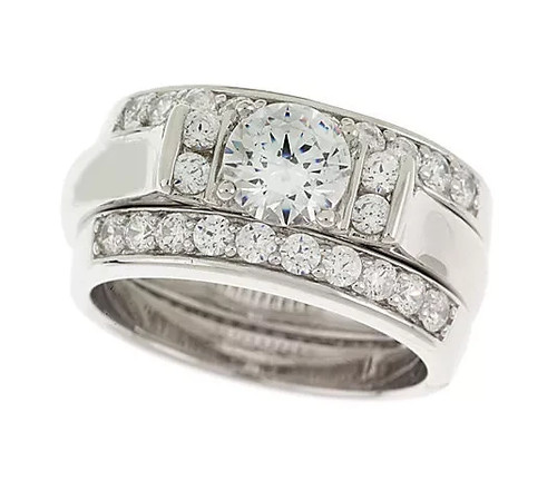 Qvc diamonique sterling - qvc,