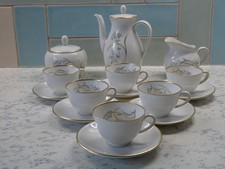 VINTAGE FURSTENBERG B093 COFFEE SET - POT CUPS & SAUCERS SUGAR BOWL CREAM JUG