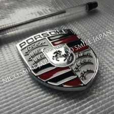 Metal Car Emblem Badge Silver