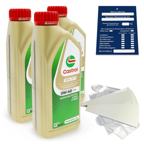 Liters engine oil castrol - liters,