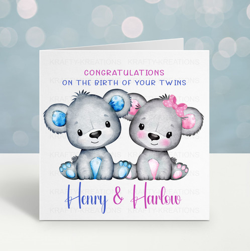 Personalised twins - personalised,