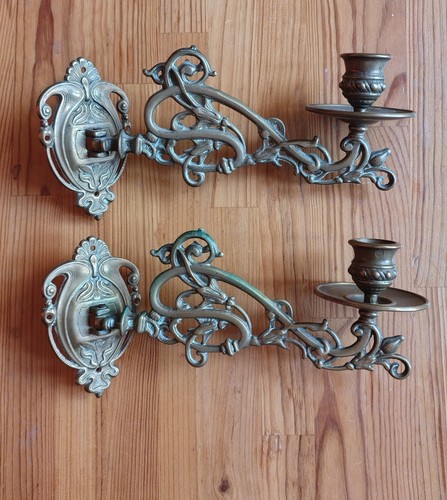 Antique vintage brass wall - antique/vintage,