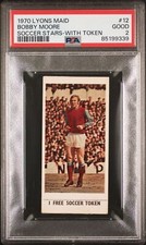 Lyons Maid - 'Soccer Stars' (1970) - Bobby Moore (West Ham United) **PSA2**