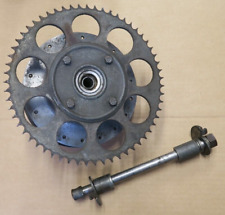 Harley Davidson SS125 SXT125 Aermacchi Cagiva Rear Wheel Hub Brake Plate Axle