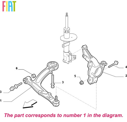 Genuine fiat front suspension - fiat,