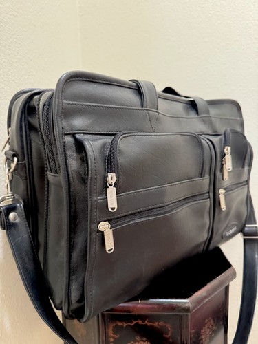 Vintage bugatti black leather - black,