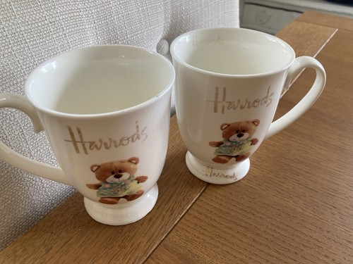 Harrods teddy bear mugs - x, 2