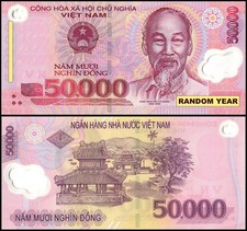 Vietnamese Currency 50000