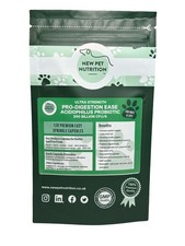 120 Probiotic 200  Billion CFU/g  Gut Health, Digestion Probiotic  4 Dogs & Cats