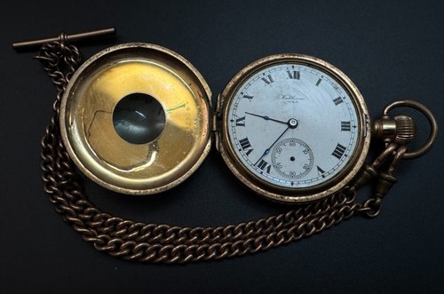 Antique waltham gold plated - antique,