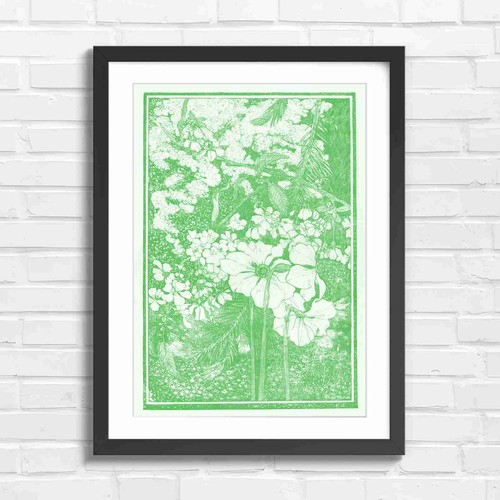 Yellow floral garden botanical - floral,