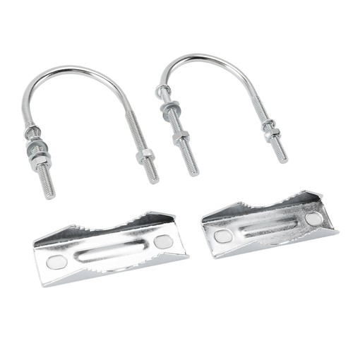 Double antenna mast - double, clamp