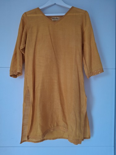 Fabindia silk top kurta - silk,