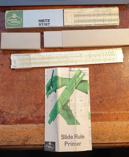 Slide ruler vintage faber - slide,