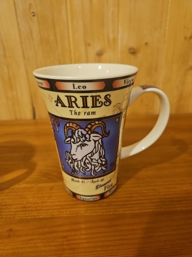 Zodiac mug aries ceramic - mug, aries,