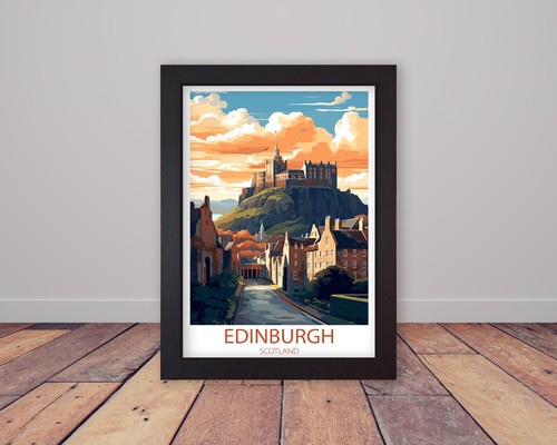 Framed edinburgh scotland - framed,