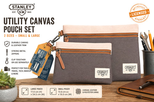 Stanley utility canvas pouch - stanley,