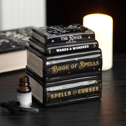 Book spells oil burner - of, &