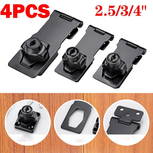 4pcs locking hasp and staple - 4pcs,