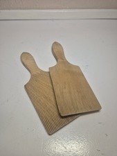 Pair Wooden Butter Pats