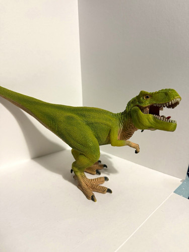 Green tan rex dinosaur - tan, t-rex