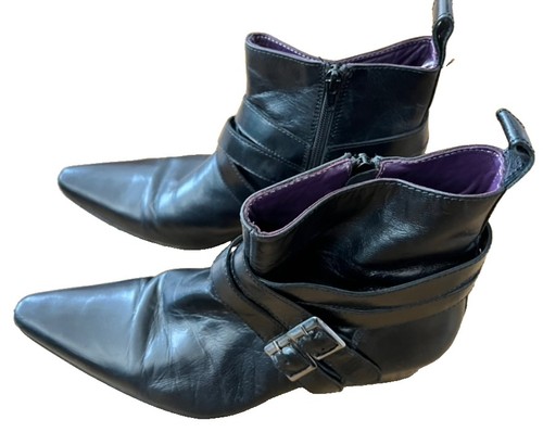 Gucinari black leather buckle - black,