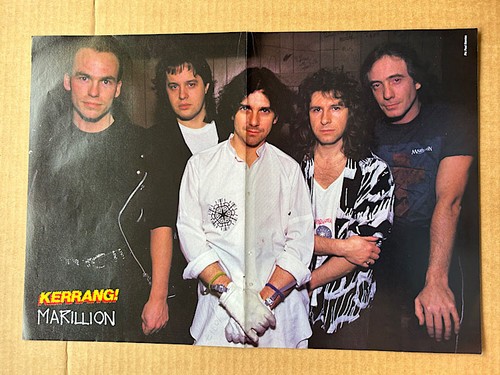 Marillion kerrang pin - marillion, pin-up