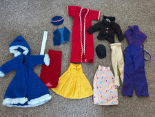 12 x Vintage Sindy & Sindy sized skirts , coat, riding clothes, bundle job lot 