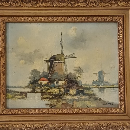 Antique dutch oil - dutch,