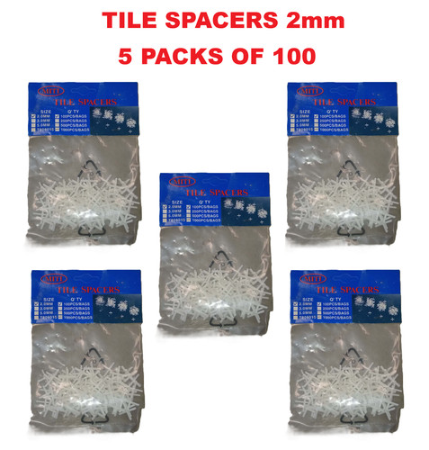 500pcs white tile spacer - white,