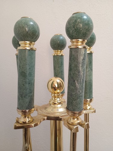 Large fireplace companion - fireplace, set