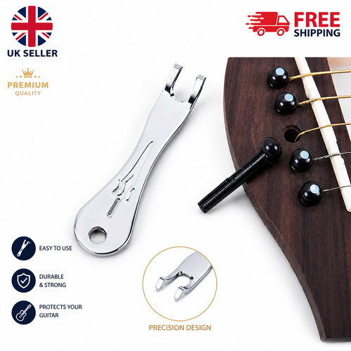 Alloy guitar bridge - alloy, puller
