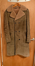 Men vintage sheepskin tan - sheepskin,