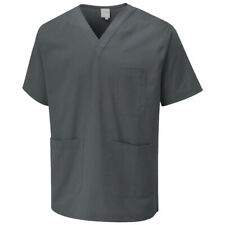 Scrub Medical Uniform Top Women Men Tunic Nurse Hospital Work Wear V-Neck Tops