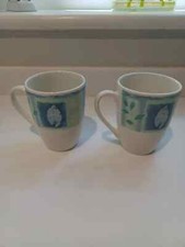 CHURCHILL JEFF BANKS PORTS OF CALL SUSSEX MUGS X2 VGC