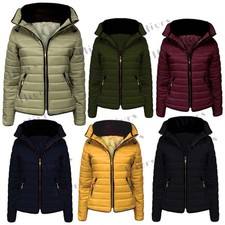 Womens Jacket Quilted Padded