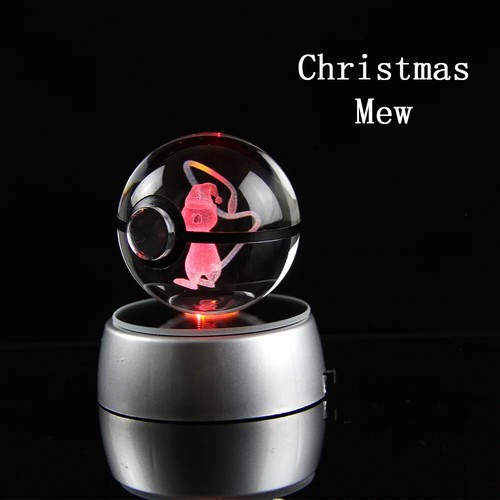 Crystal glass pokeball orb - 3d,