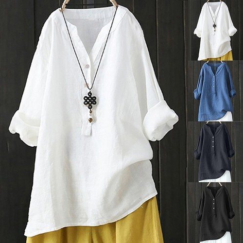 Women cotton linen - linen, casual
