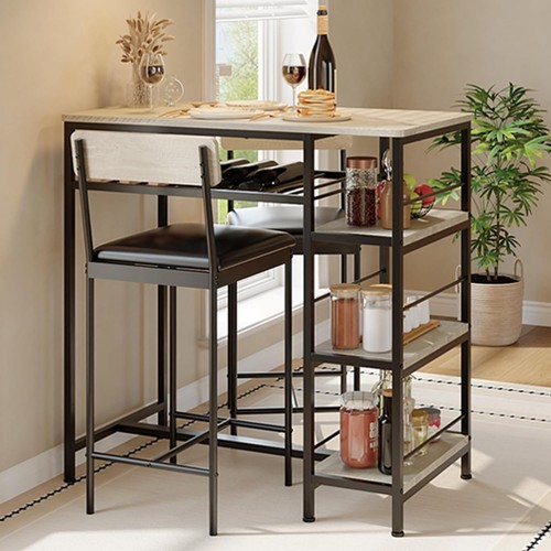 Piece dining table set - table,