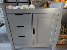 Obaby Stamford Sleigh Closed Changing Unit - Warm Grey (26OB2002)