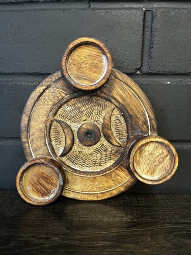 Wooden tea light burner - tea,