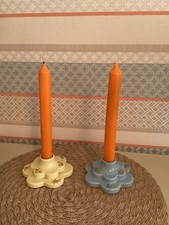TWO LOVELY OLD WADE CANDLE