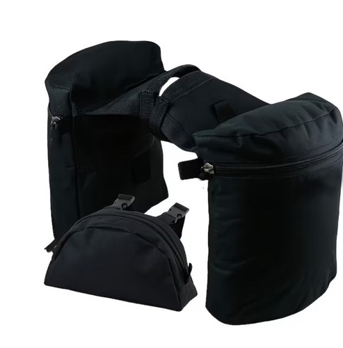 Western saddle horn bag - horn,