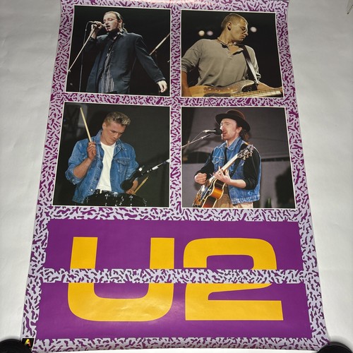 Vintage 1987 poster - u2, anabas