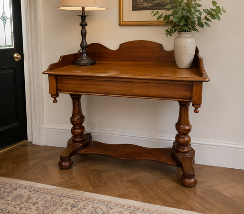Victorian mahogany console - mahogany,