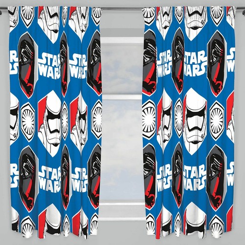 Star wars kids curtains pair - star,
