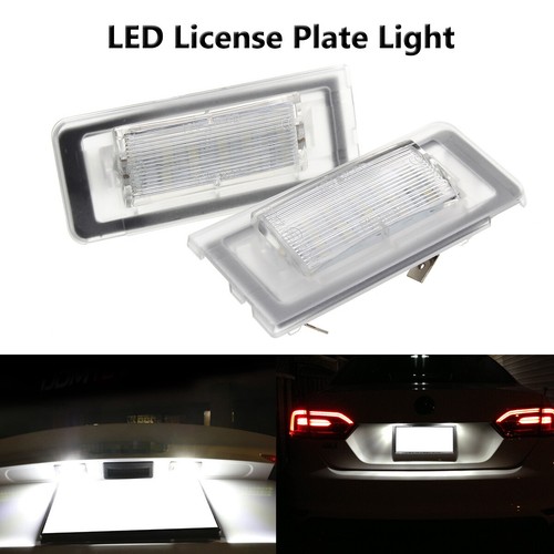 White led rear license - 2x,