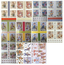 Faerie Fairy & Paintbox Poppets - 2 * Christine Haworth A4 Decoupage Sheets