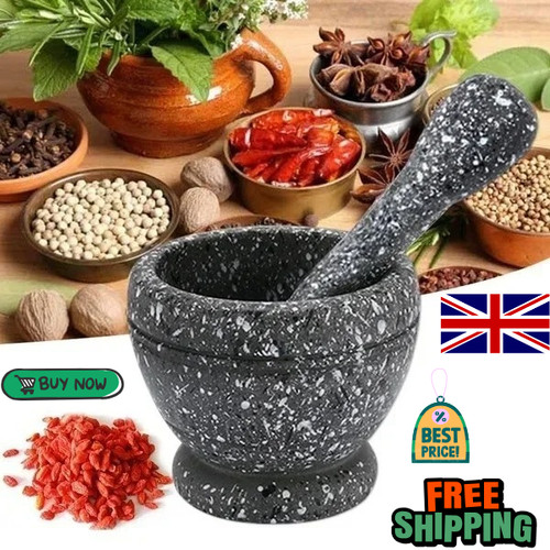Resin set mortar pestle - resin,