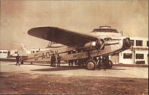 Vintage british airways - airways, fokker